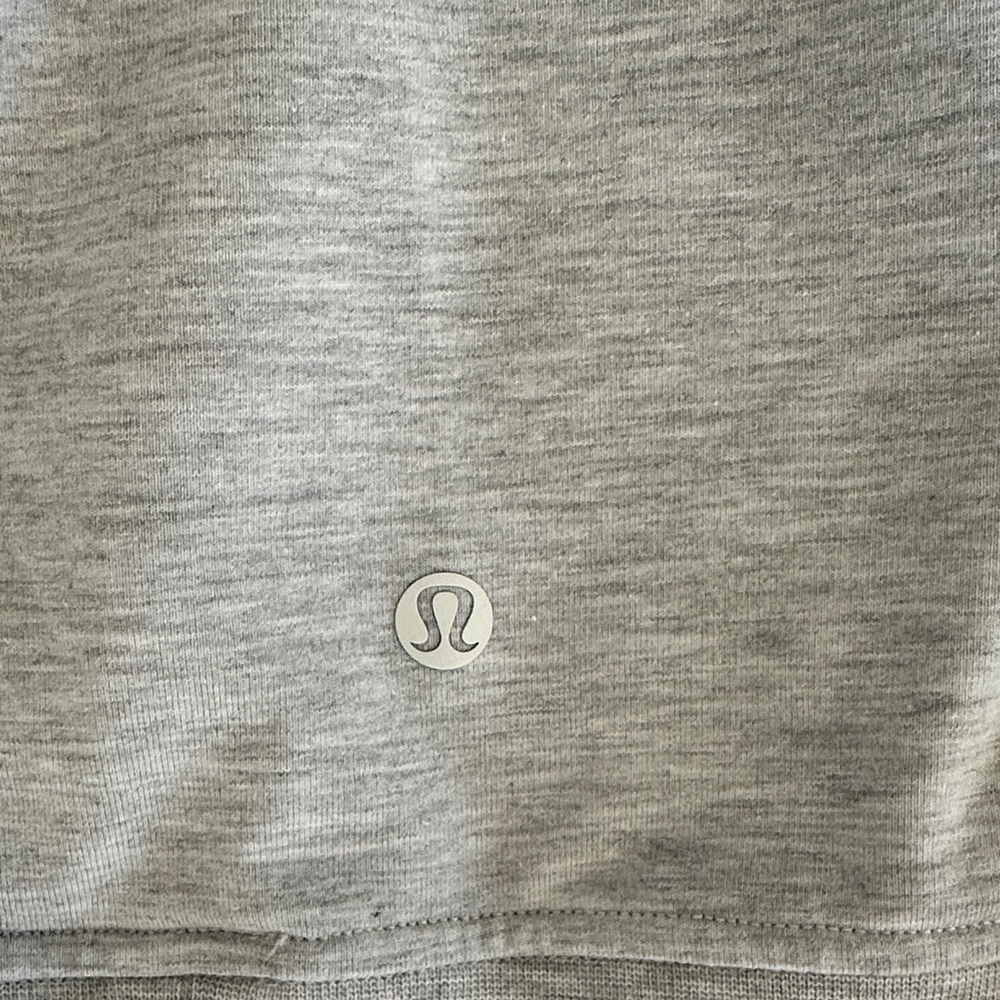 lululemon athletica Light Gray Hooded Pullover Sweatshirt - Picture 2 of 2